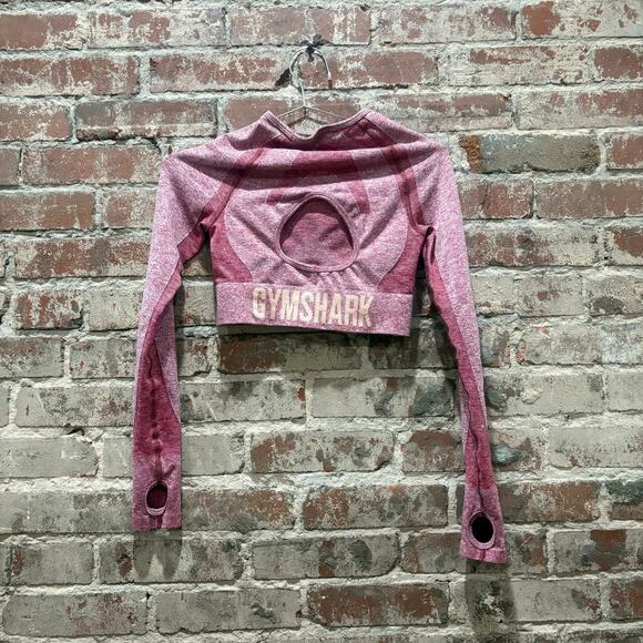 Gymshark Seamless Open Back Crop Top Size Small - Picture 8 of 8